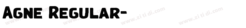 Agne Regular字体转换 Agne Regular字体转换